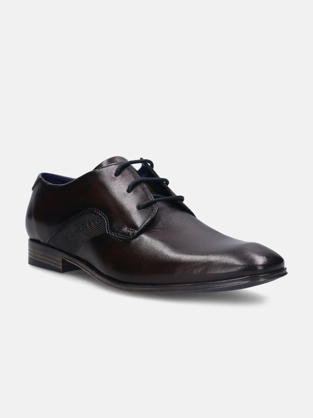 

Bugatti Men Mattia Eco Brown Leather Formal Derby Shoes