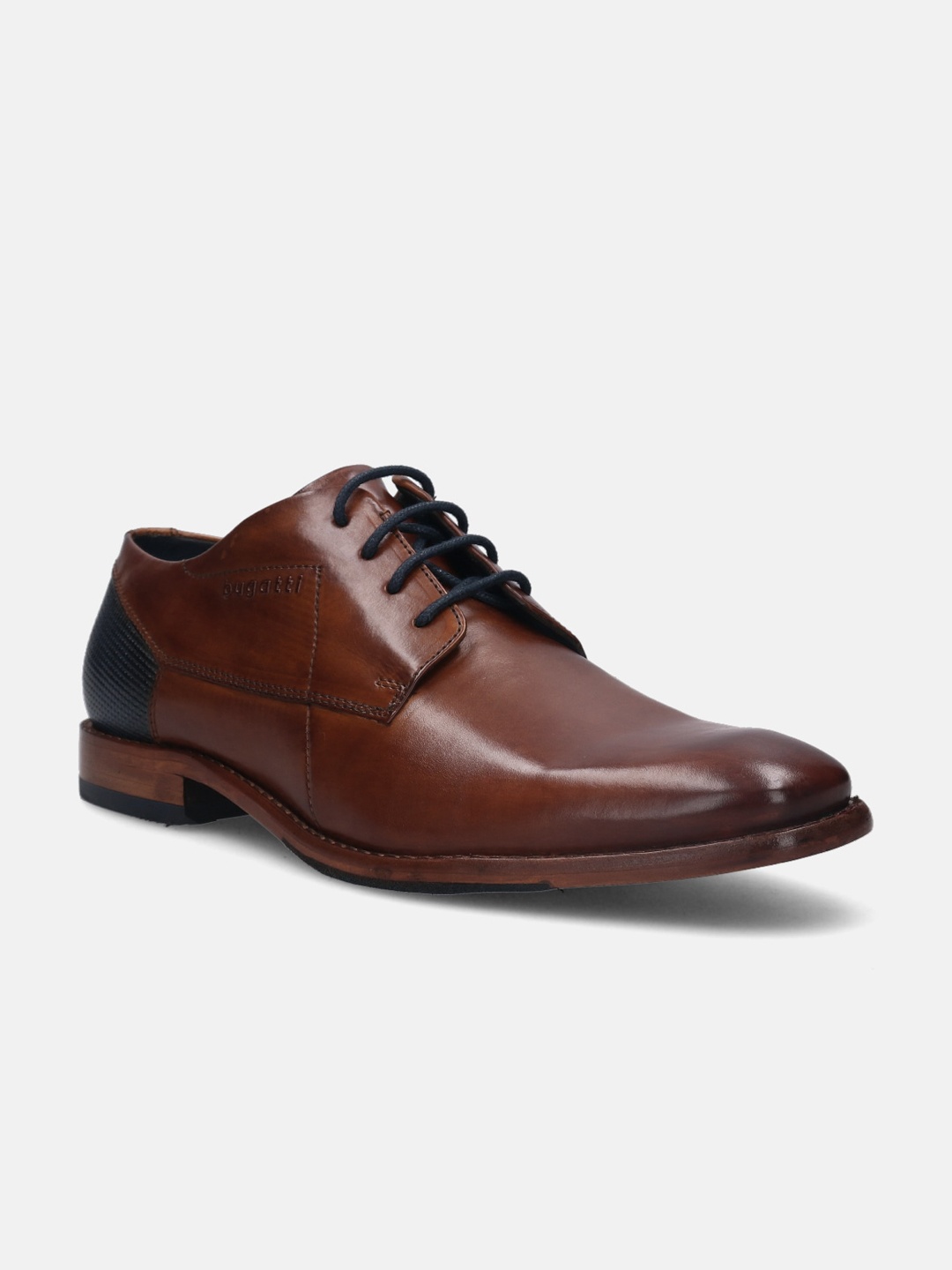 

Bugatti Men Mansueto Flex Evo Cognac Derby, Brown
