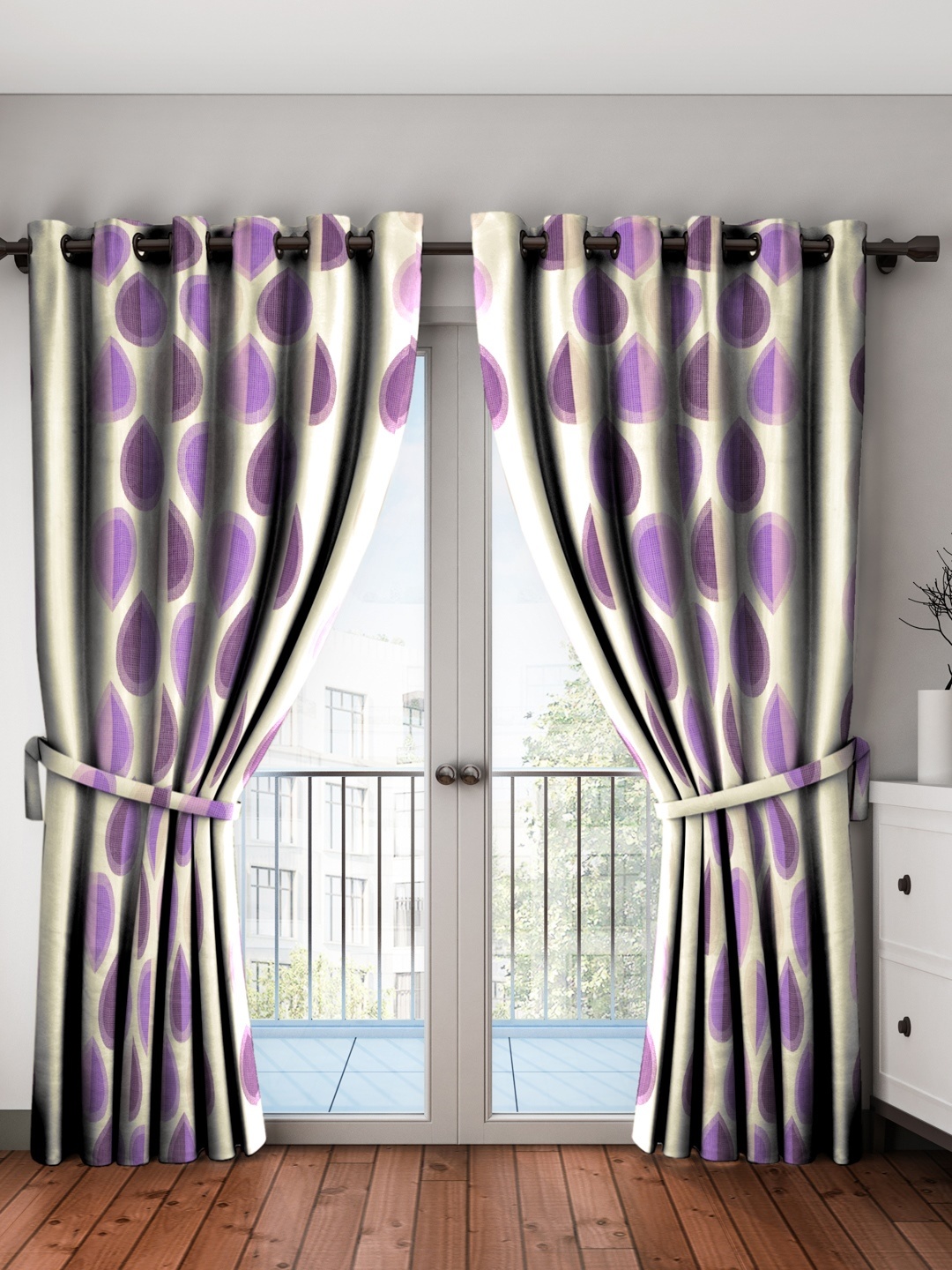 

Cortina Purple Door Curtains