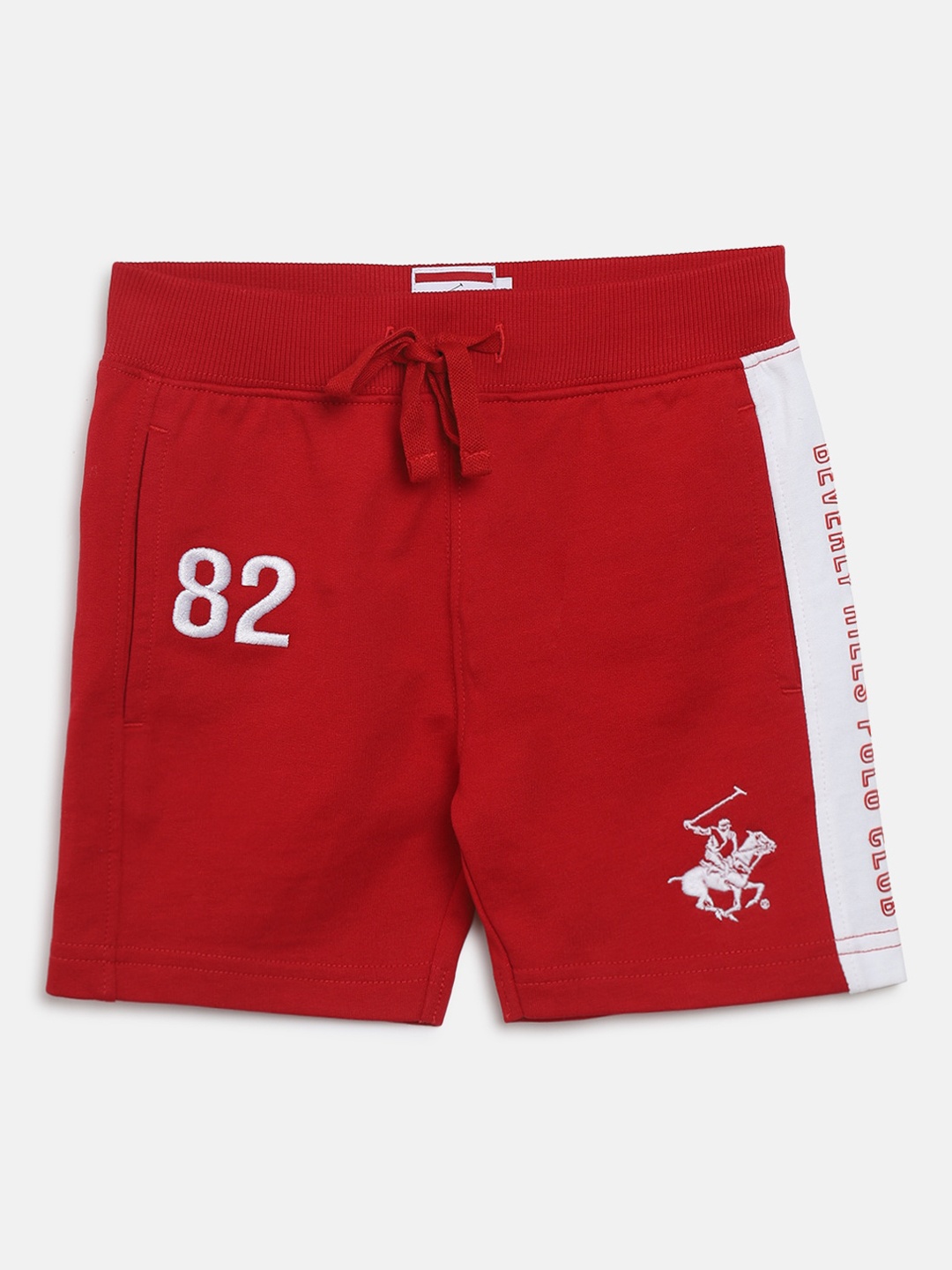 

Beverly Hills Polo Club Boys Pure Cotton Shorts, Red