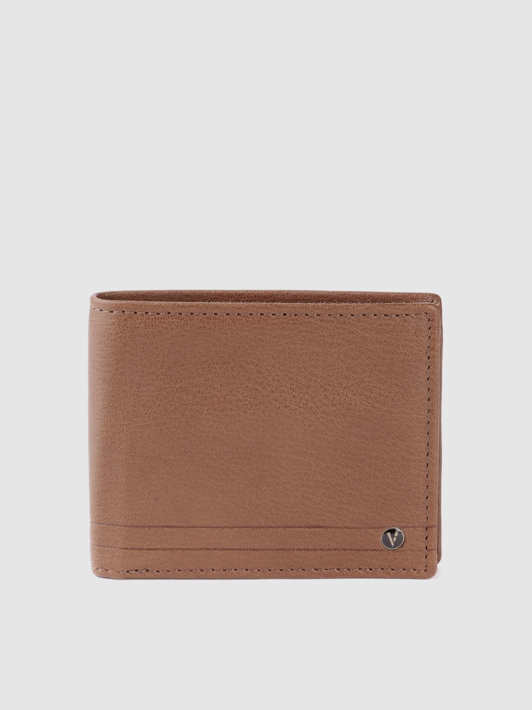 

Van Heusen Men Leather Two Fold Wallet, Tan