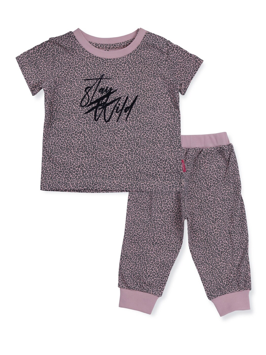 

Gini and Jony Infant Boys Printed Pure Cotton T-shirt with Pyjamas, Pink