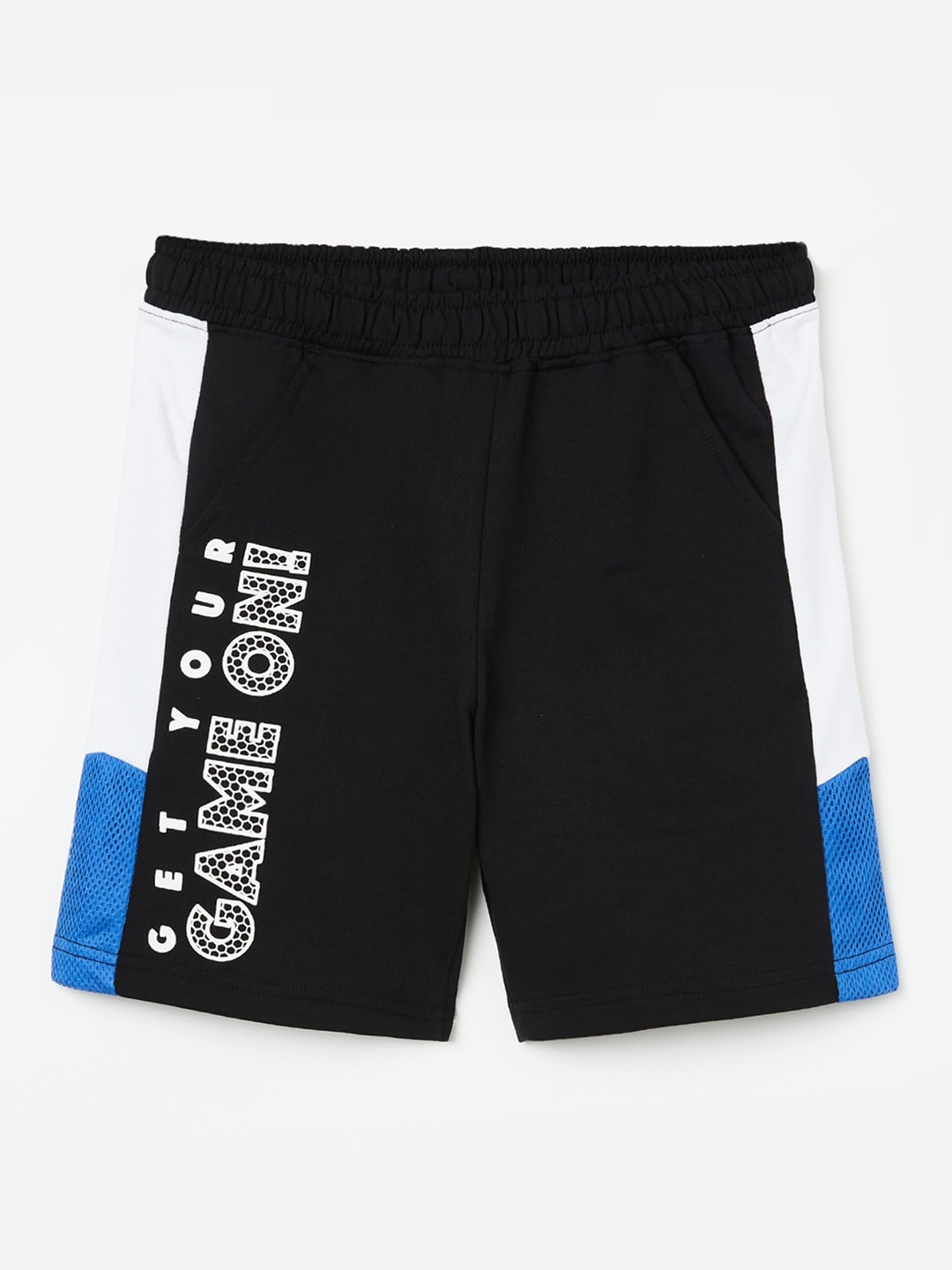 

Fame Forever by Lifestyle Boys Pure Cotton Sports Shorts, Black