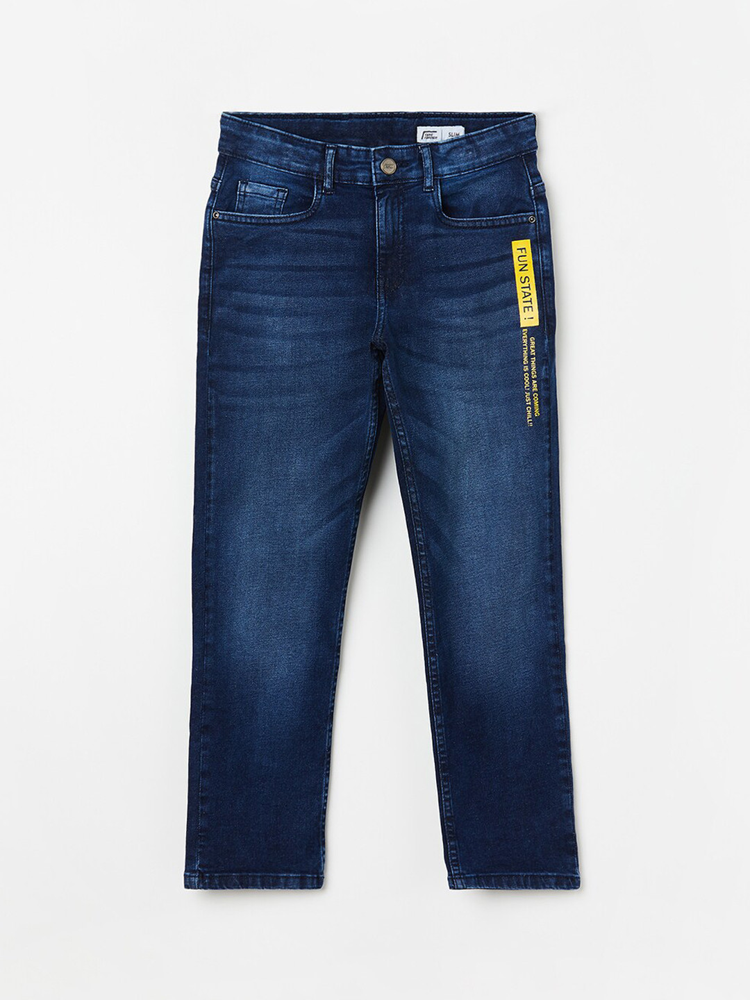 

Fame Forever by Lifestyle Boys Mid-Rise Light Fade Clean Look Jeans, Blue