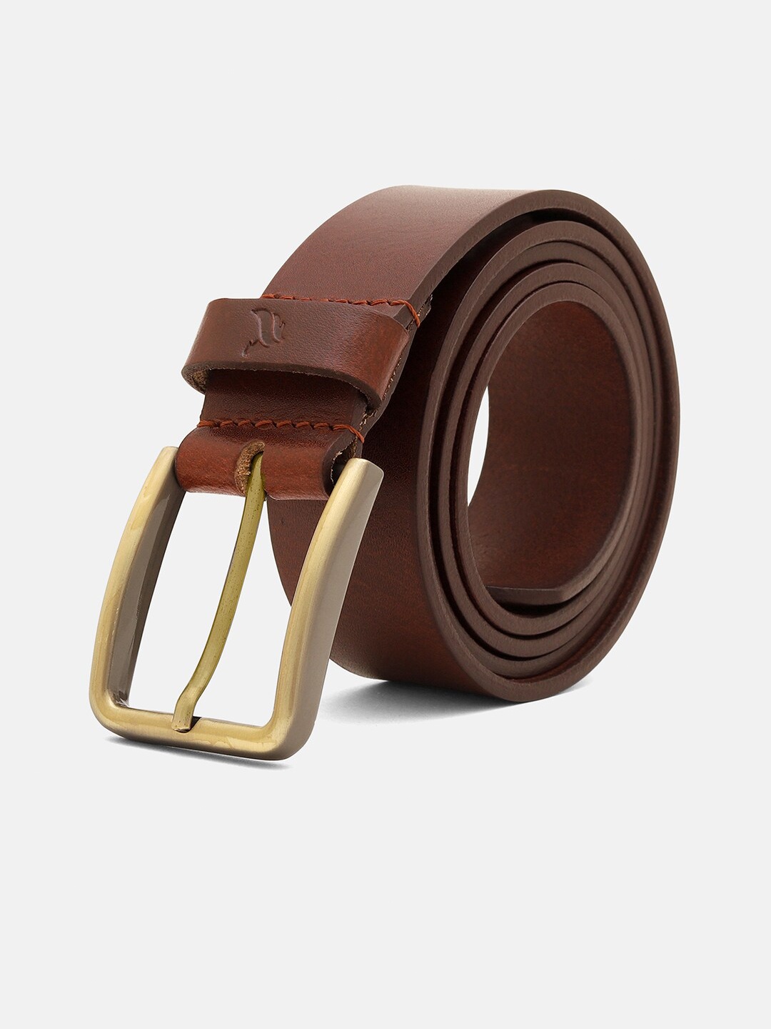 

Blackberrys Men Leather Formal Belt, Brown