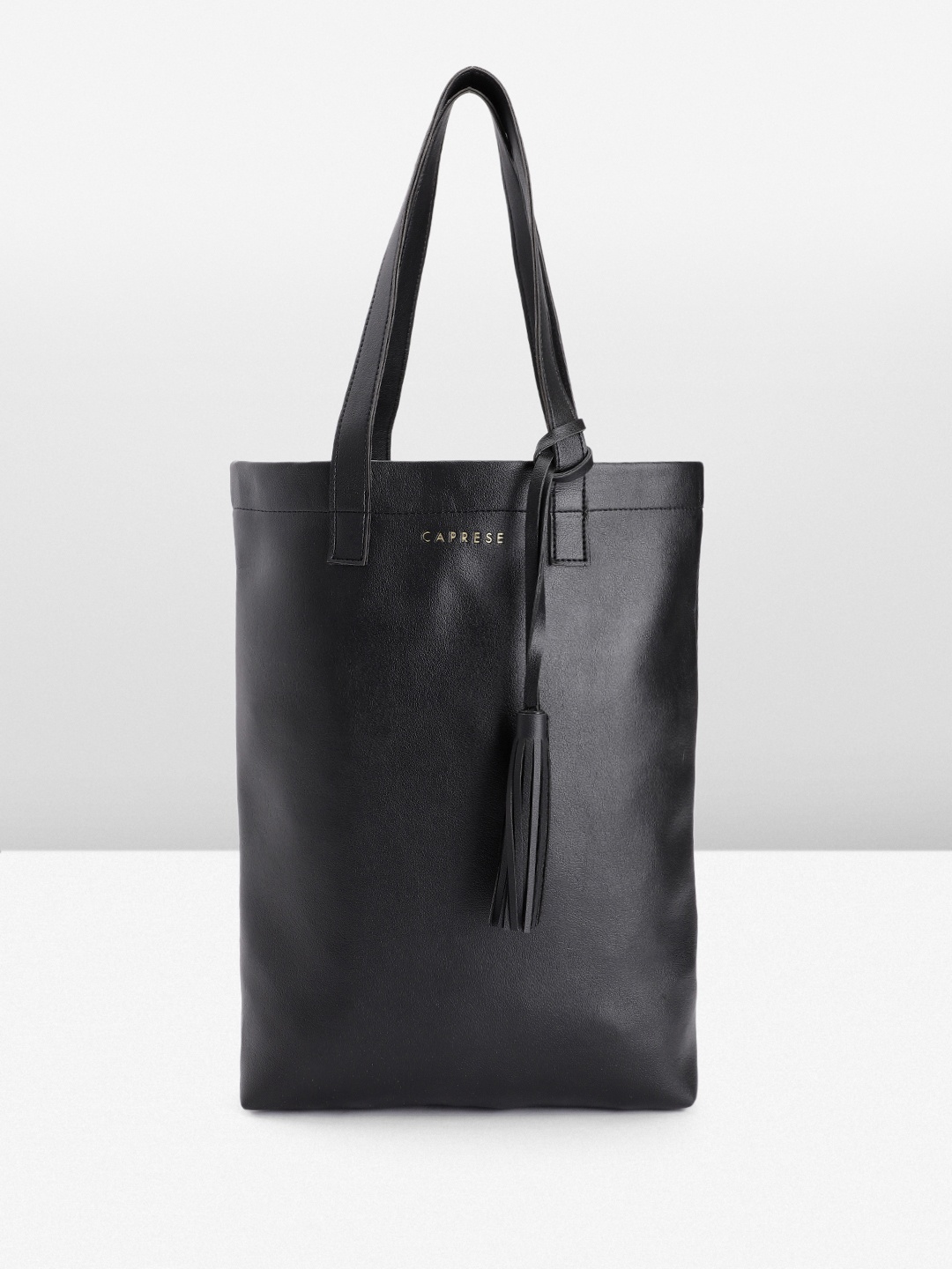 

Caprese Women Solid Tote Bag, Black