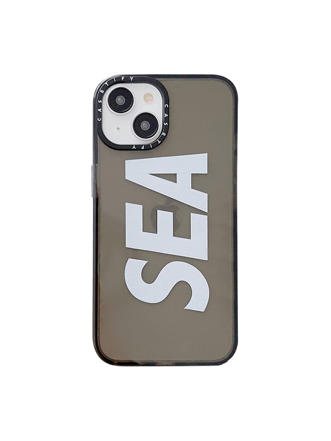 

TREEMODA Sea Printed iPhone 14 Plus Phone Back Case, Black