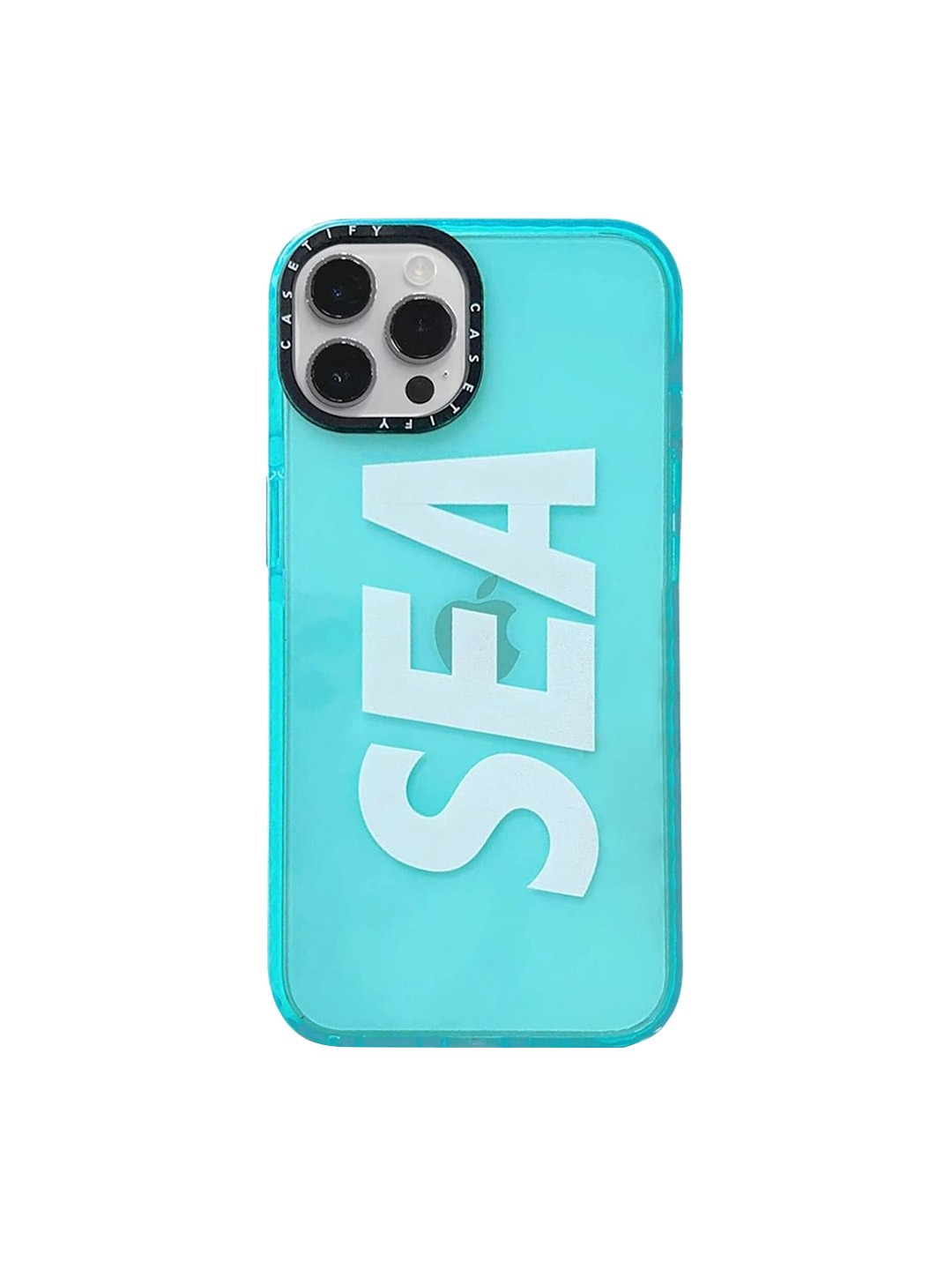 

TREEMODA Printed iphone 13 Promax Phone Back Cover, Turquoise blue