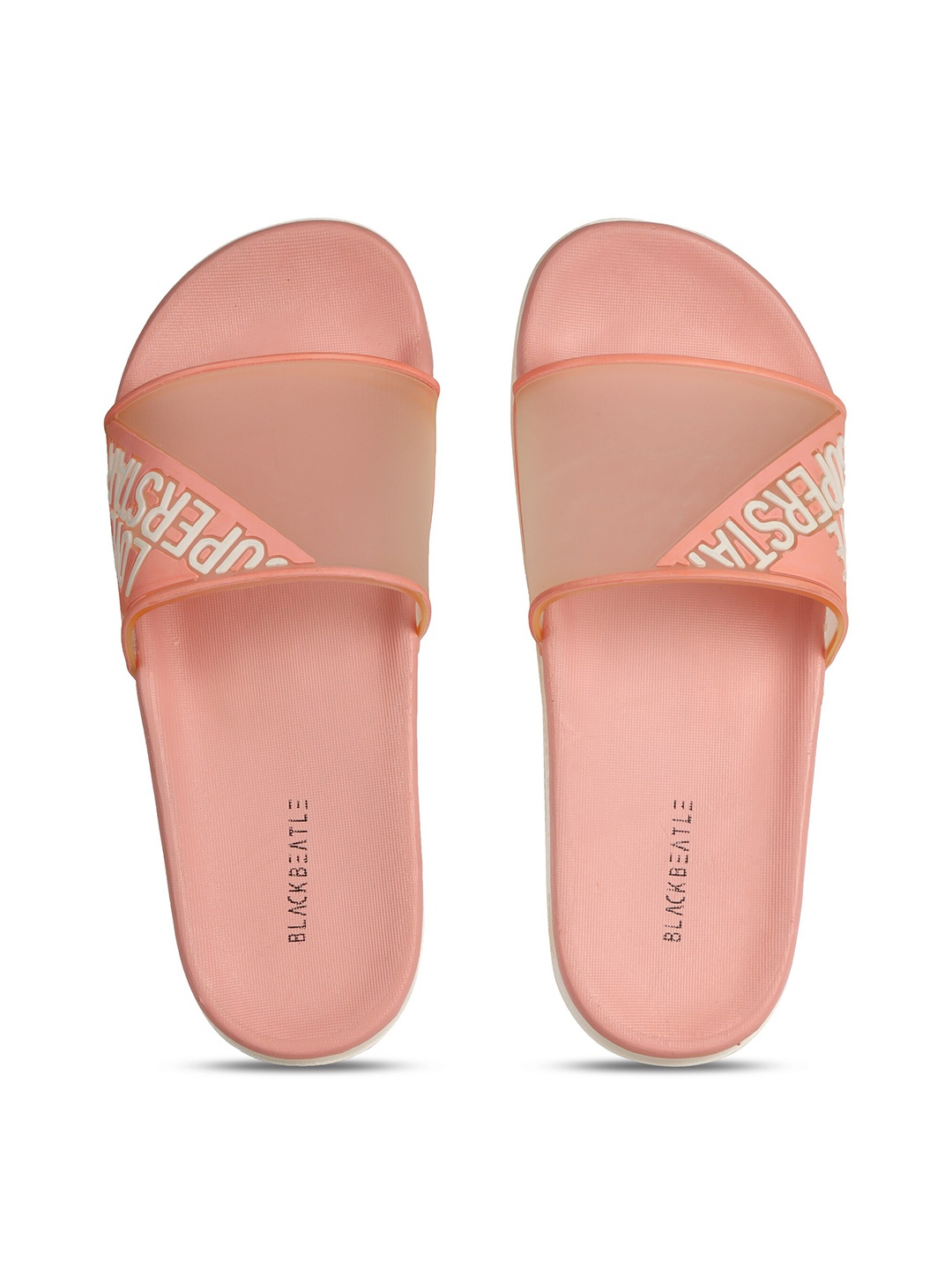 

JUMPLITE Women Self Design Sliders, Pink