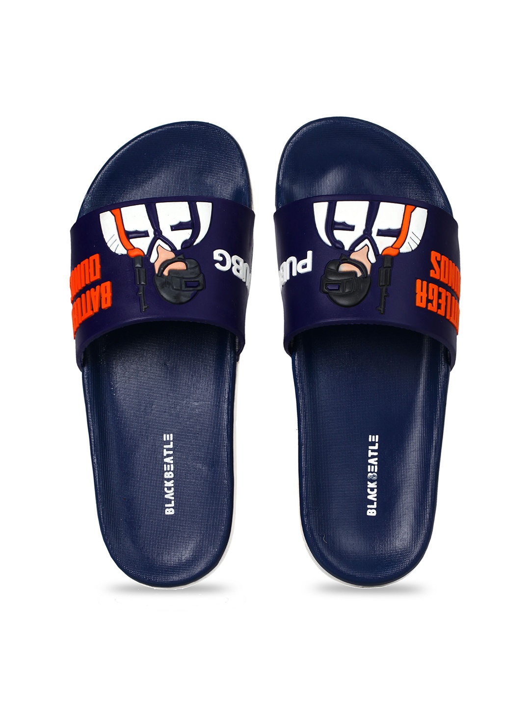 

JUMPLITE Women Pub-G Design Sliders, Navy blue