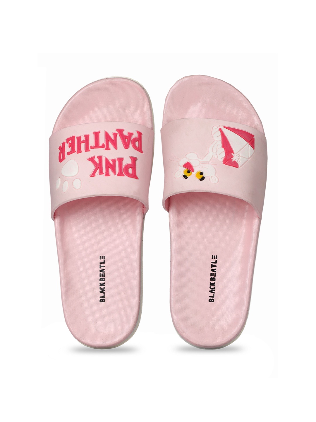 

JUMPLITE Women Pink Panther Design Sliders