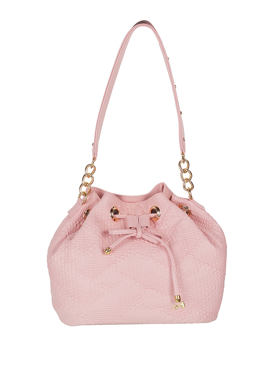 

Metro Textured Bucket Shoulder Bag, Pink