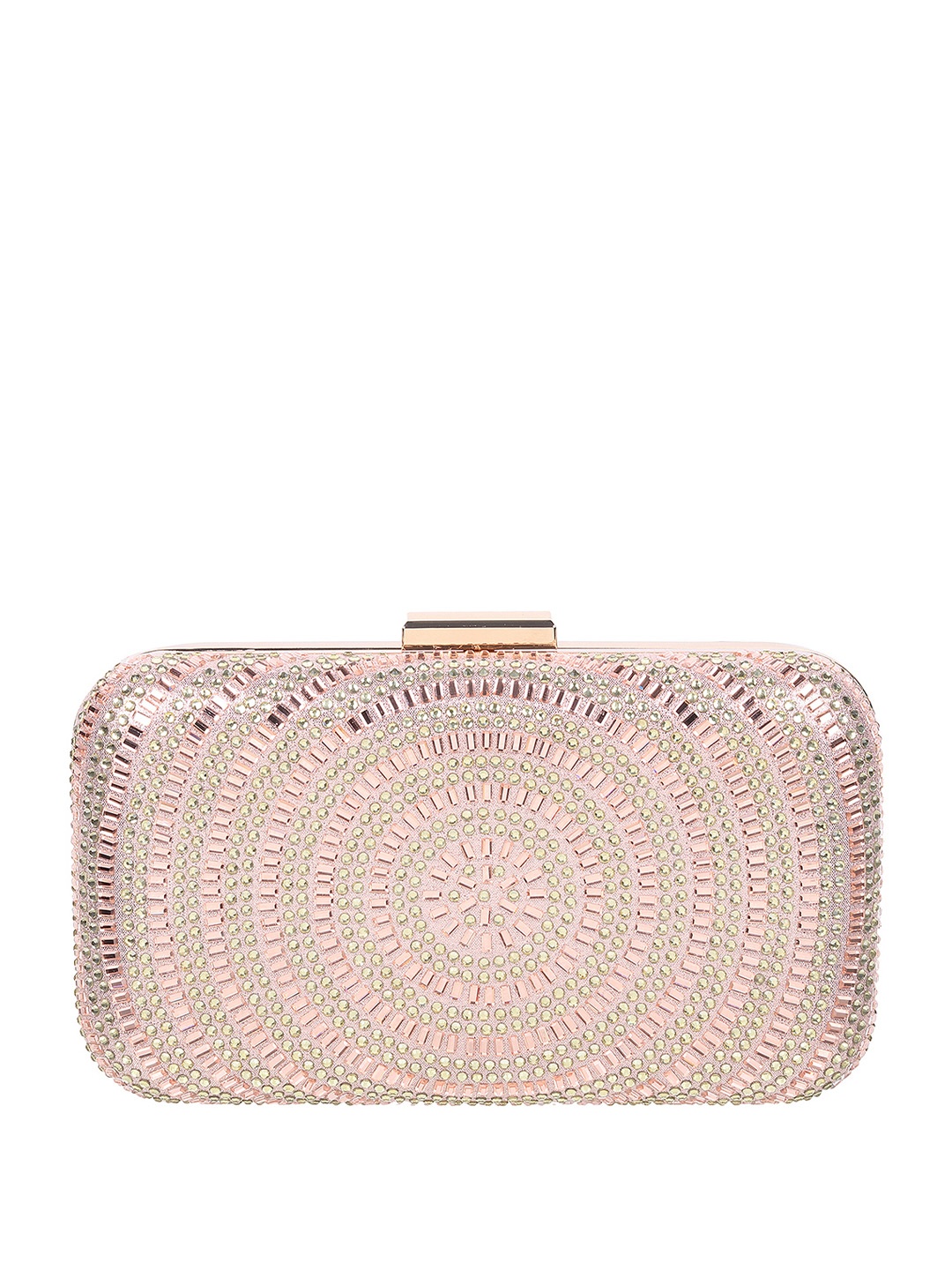 

Metro Embellished Box Clutch, Pink