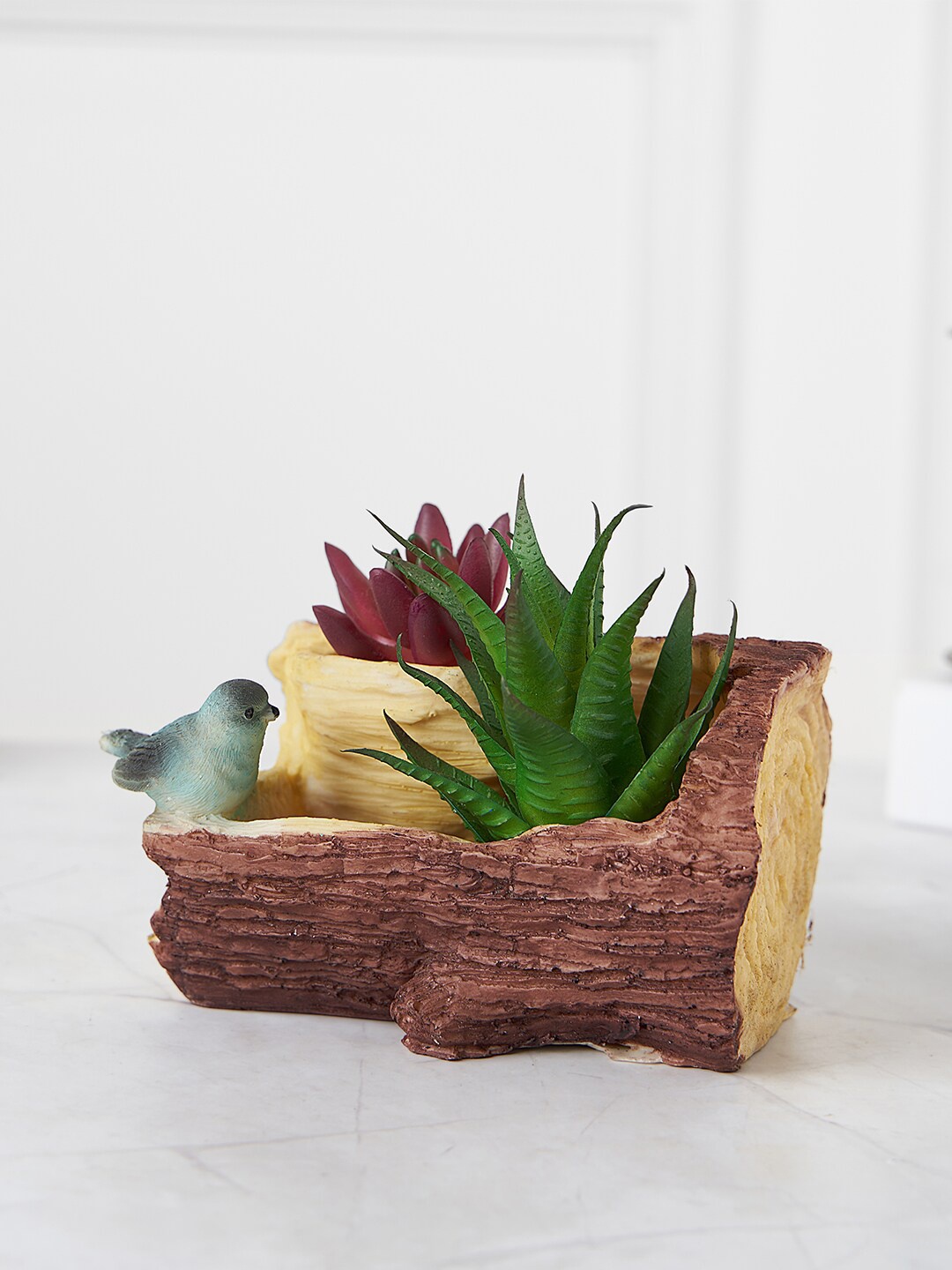 

DecorTwist Brown & Beige Succulent Plant Holder