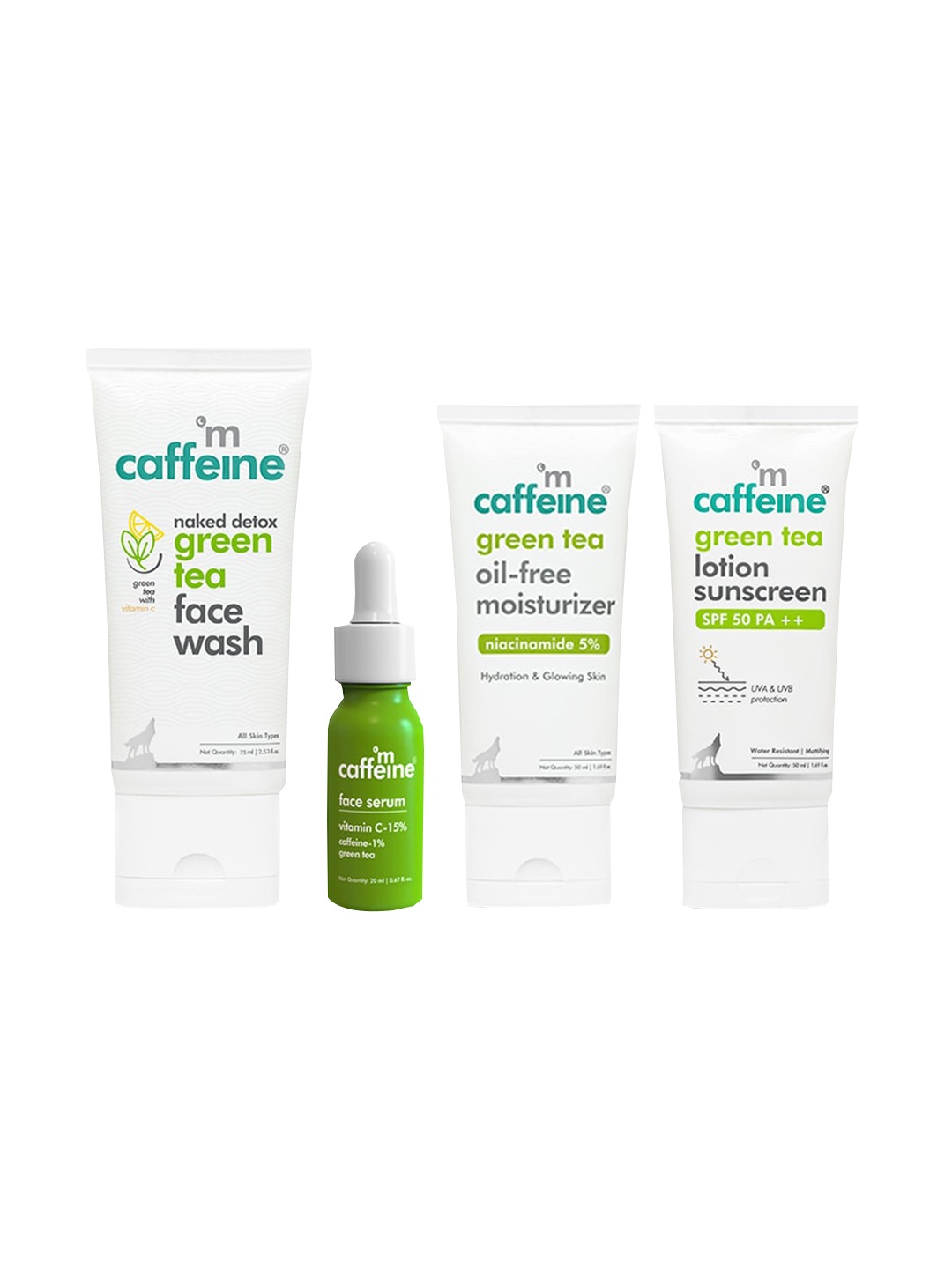 

MCaffeine Complete GT Skincare Regime, White