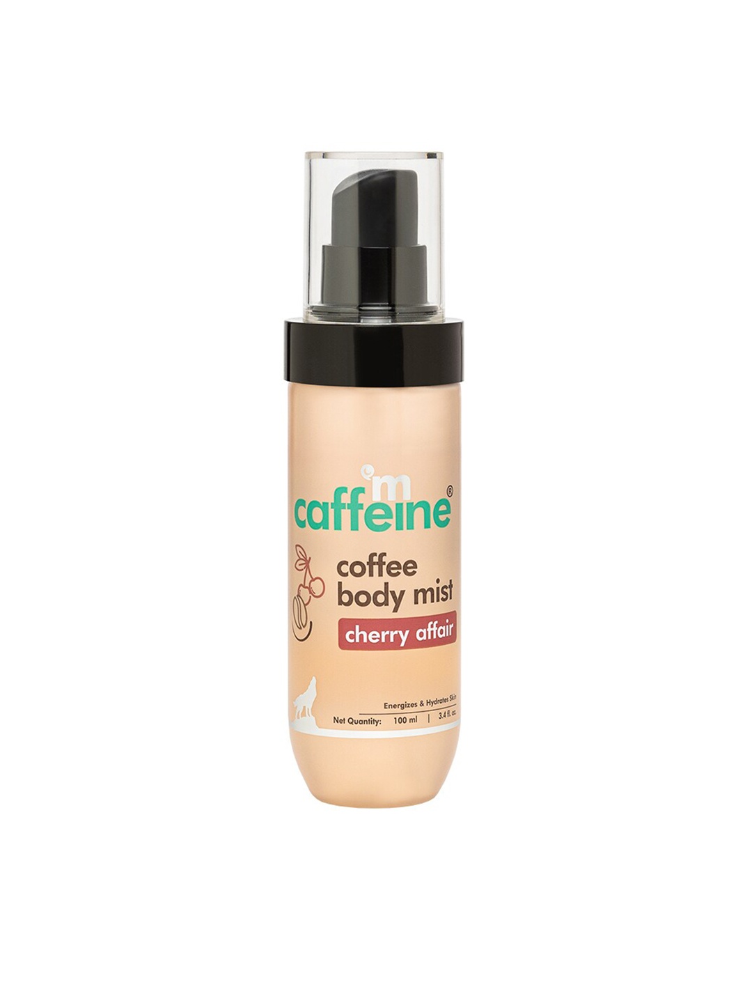 

MCaffeine Cherry Affair Coffee Body Mist - 100 ml, Brown