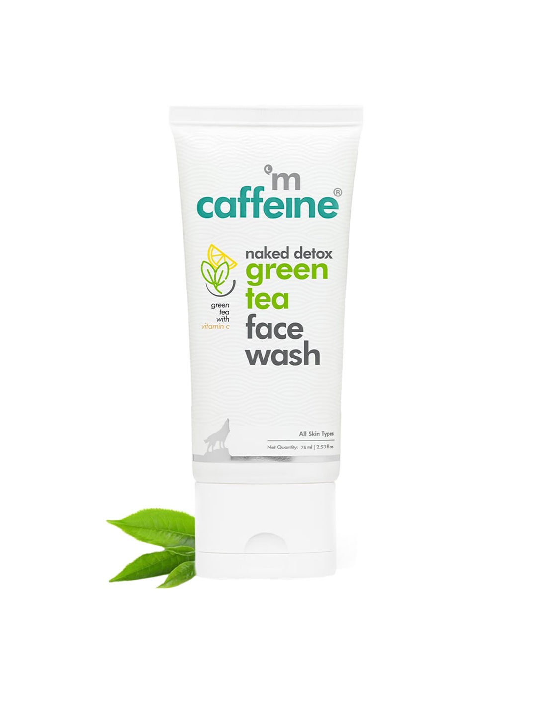 

MCaffeine Naked Detox Green Tea Face Wash with Vitamin C - 75 ml, White