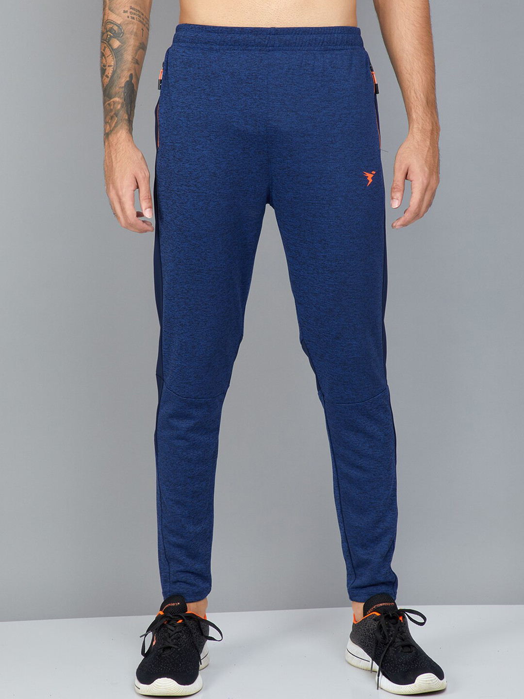 

Technosport Men Slim-Fit Antimicrobial Track Pants, Blue