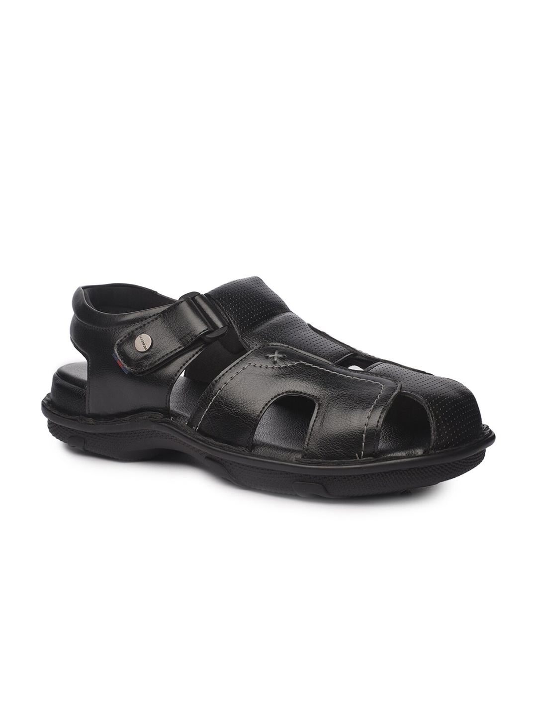

Buckaroo Men Textured Comfort Sandals, Black