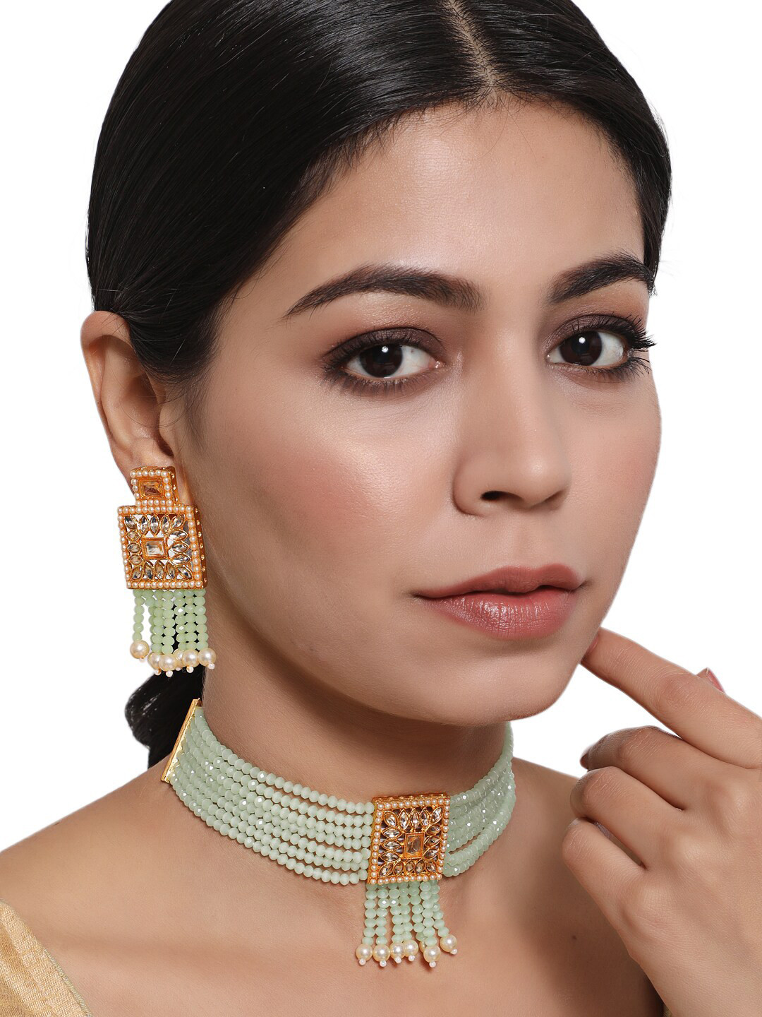 

Anouk Gold-Plated Beaded Jewellery Set