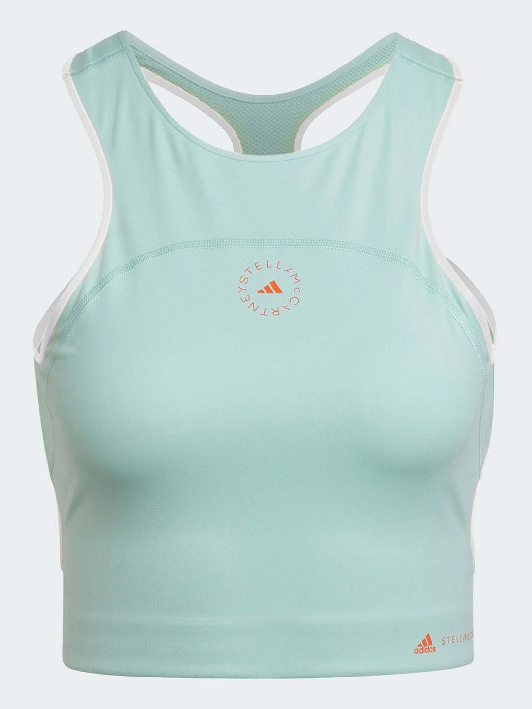 

ADIDAS BY Stella Mccartney Running Crop Tank Top, Green