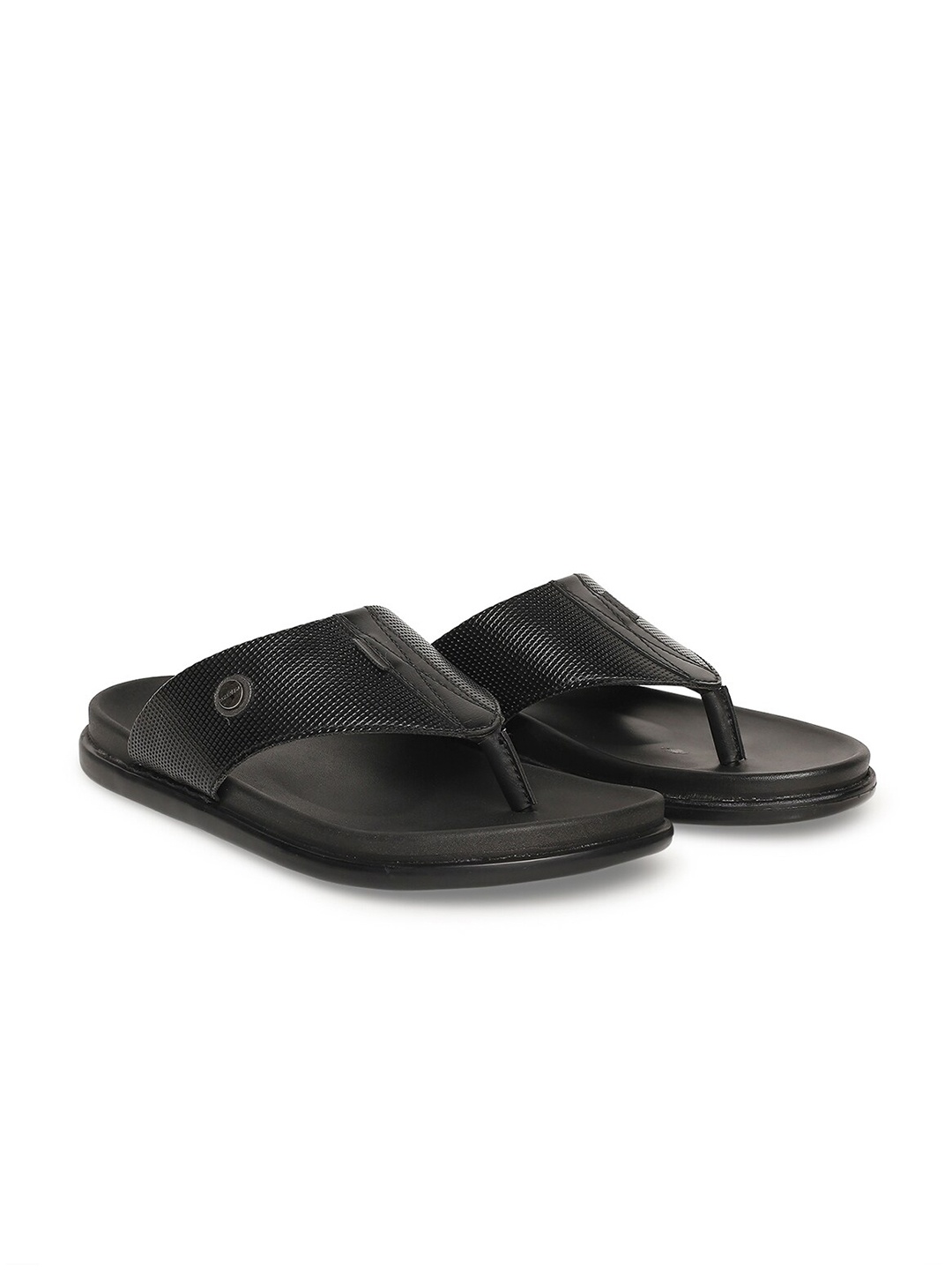 

Buckaroo Men Textured Comfort Sandals, Black