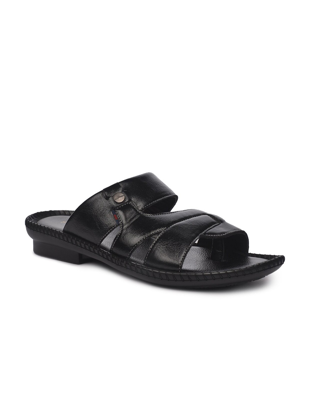 

Buckaroo Men Textured Comfort Sandals, Black