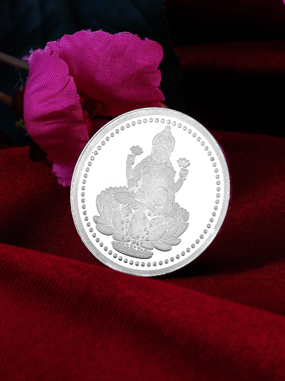 

GIVA 925 Sterling Silver Goddess Lakshmi Silver Coin-5 gram