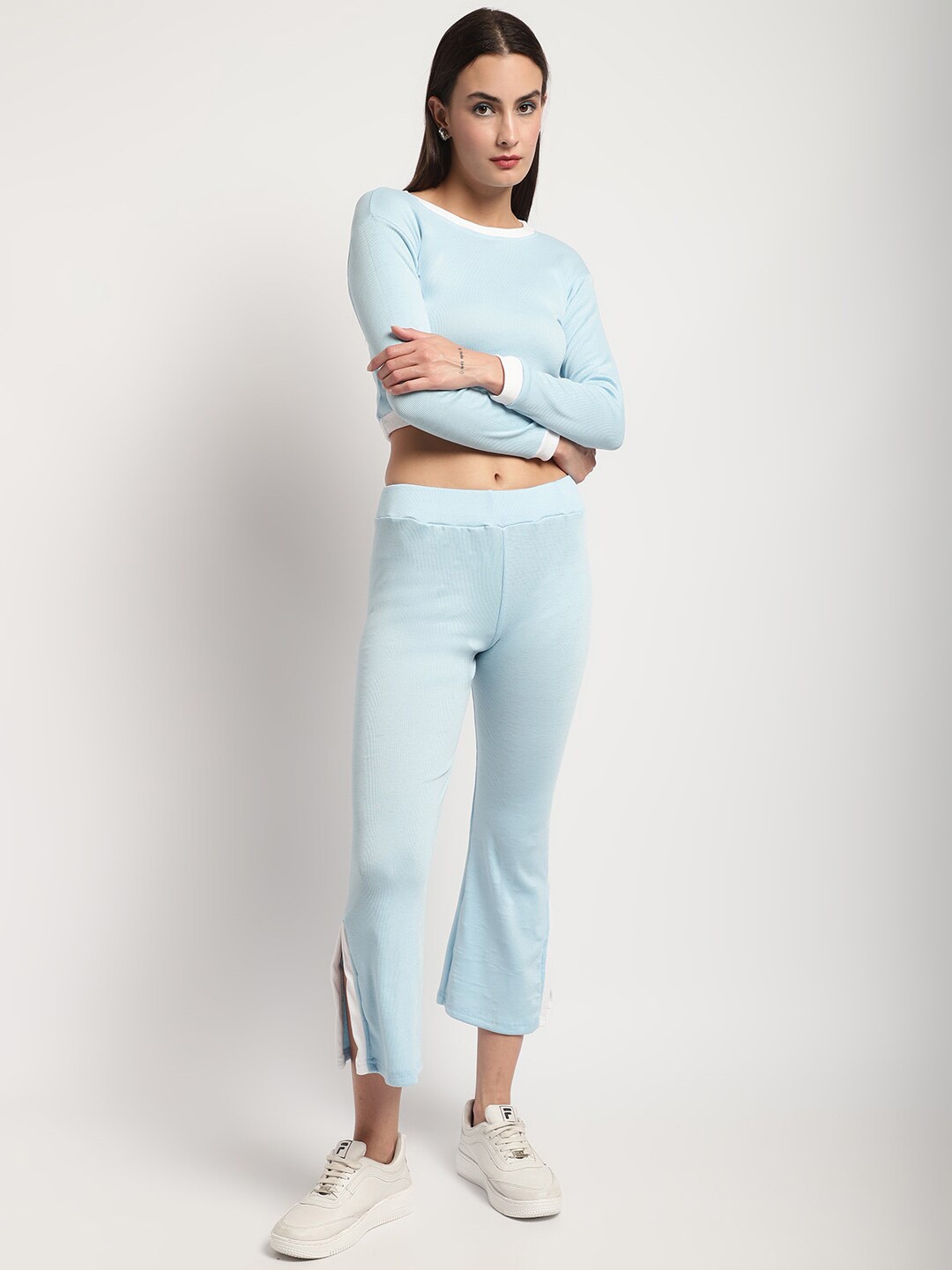 

borse lele Mid-Rise Regular-Fit Tracksuit, Blue