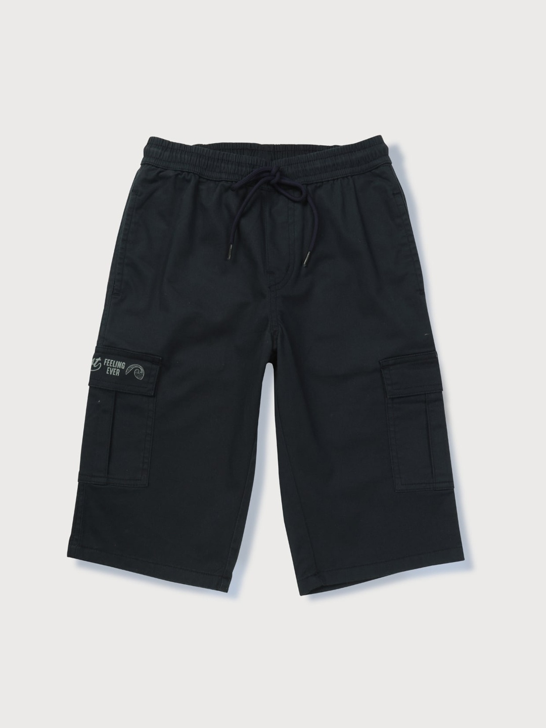 

Gini and Jony Infant Cotton Cargo Shorts, Navy blue