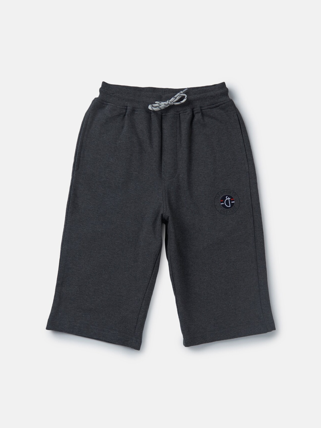 

Gini and Jony Infant Boys Mid-Rise Casual Cotton Shorts, Grey