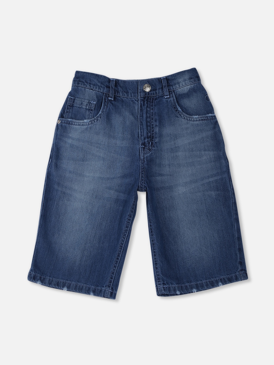 

Gini and Jony Boys Washed Denim Shorts, Blue