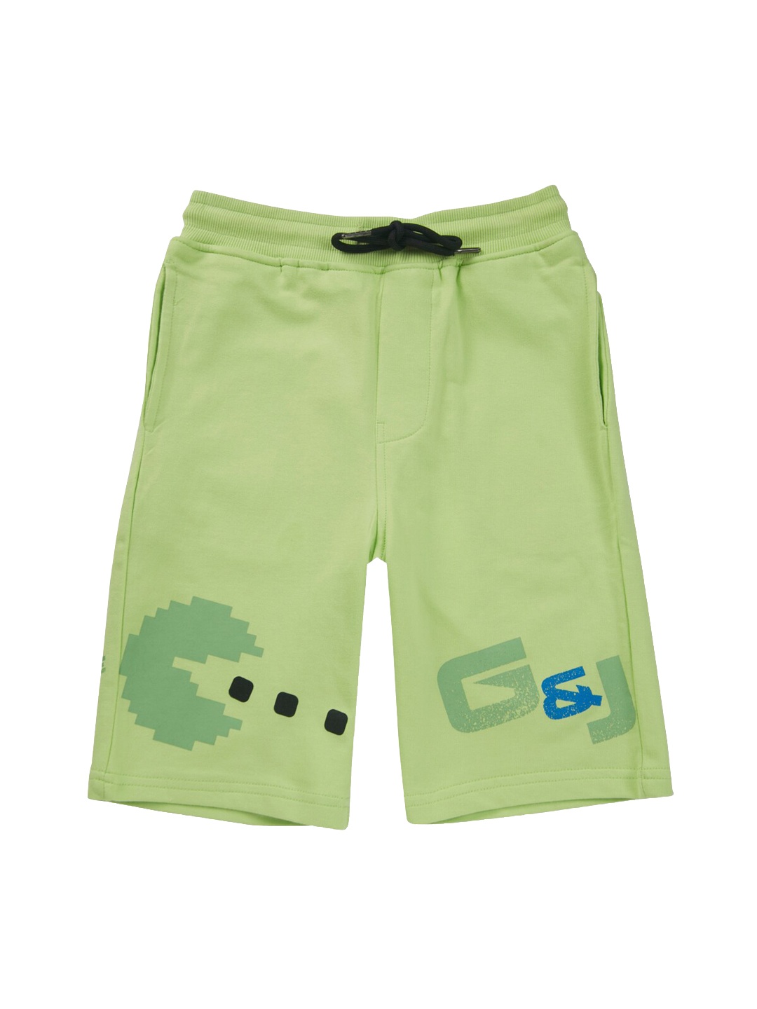 

Gini and Jony Infant Boys Graphic Printed Mid-Rise Cotton Shorts, Green