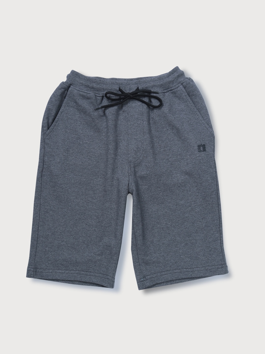 

Gini and Jony Boys Mid-Rise Casual Cotton Shorts, Grey