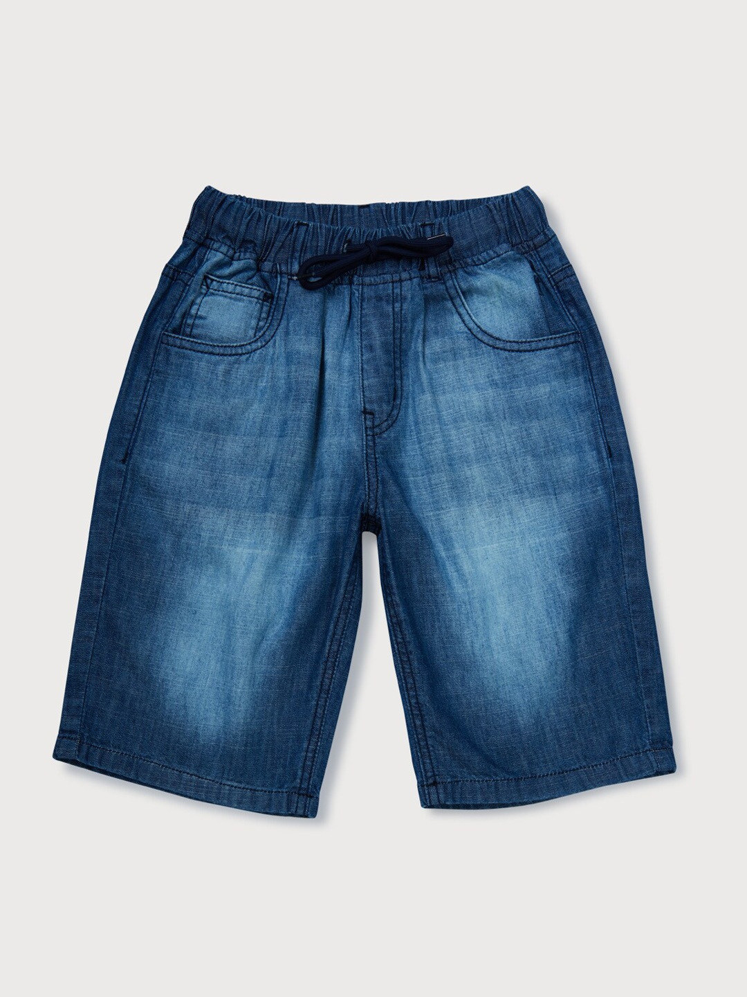 

Gini and Jony Infants Boys Blue Washed Denim Shorts