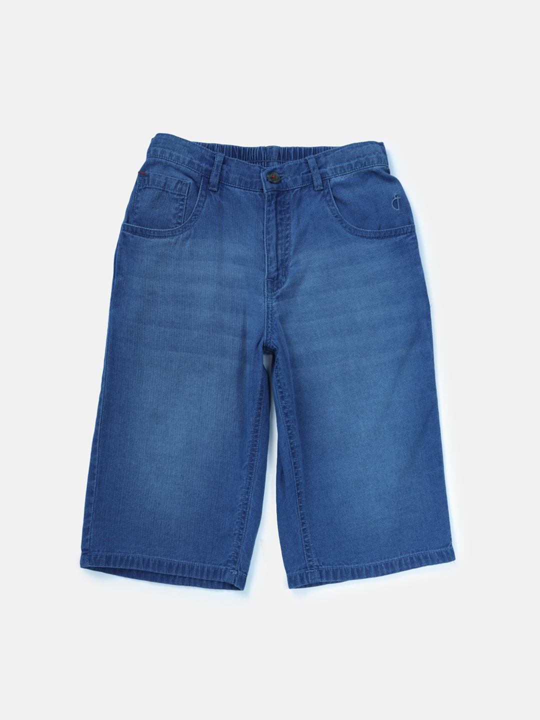 

Gini and Jony Boys Blue Washed Denim Denim Shorts Technology