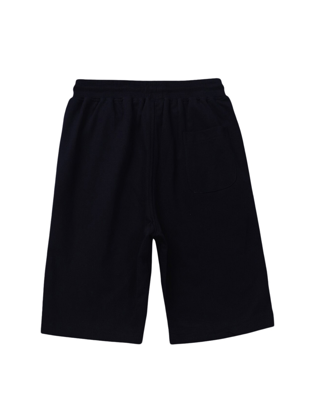 

Gini and Jony Boys Mid-Rise Knee Length Cotton Shorts, Black