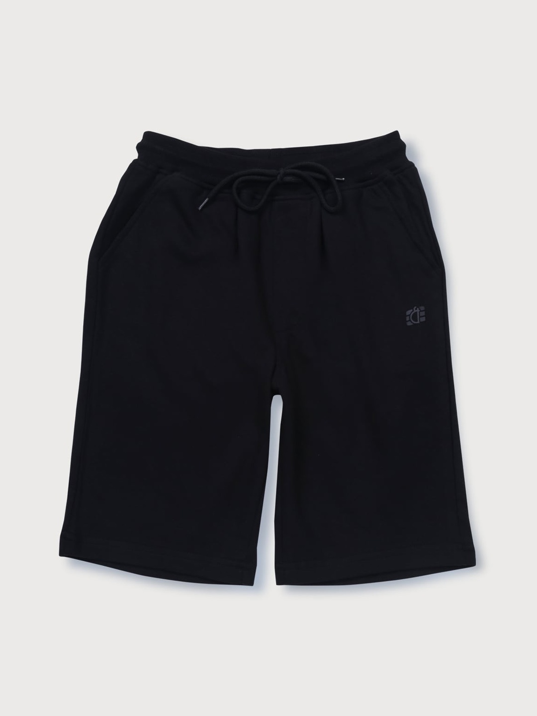 

Gini and Jony Boys Mid-Rise Cotton Shorts, Black