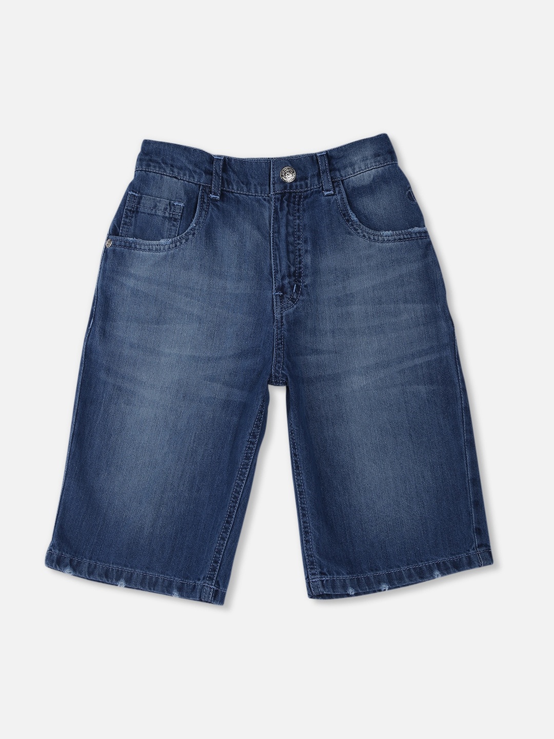 

Gini and Jony Boys Washed Denim Shorts, Blue