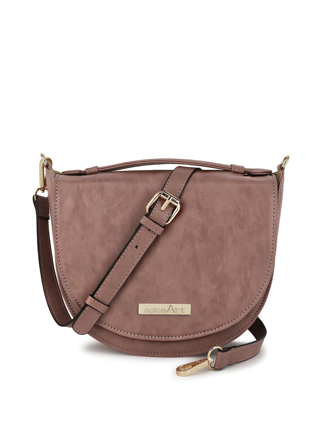 

Spice Art Half Moon Sling Bag, Peach