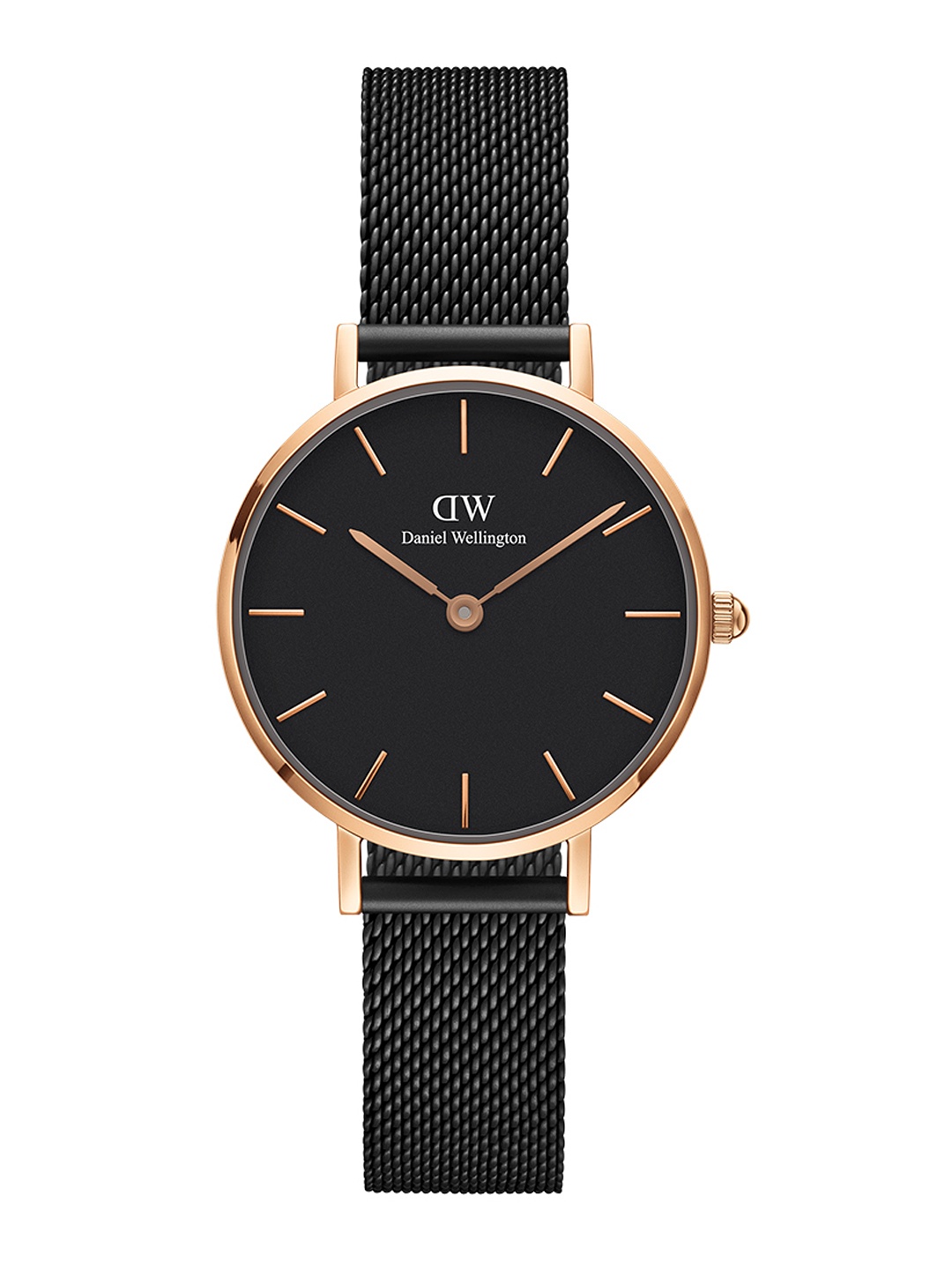 

Daniel Wellington Women Petite Ashfield 28mm Black Dial Round Analogue Watch- DW00100245