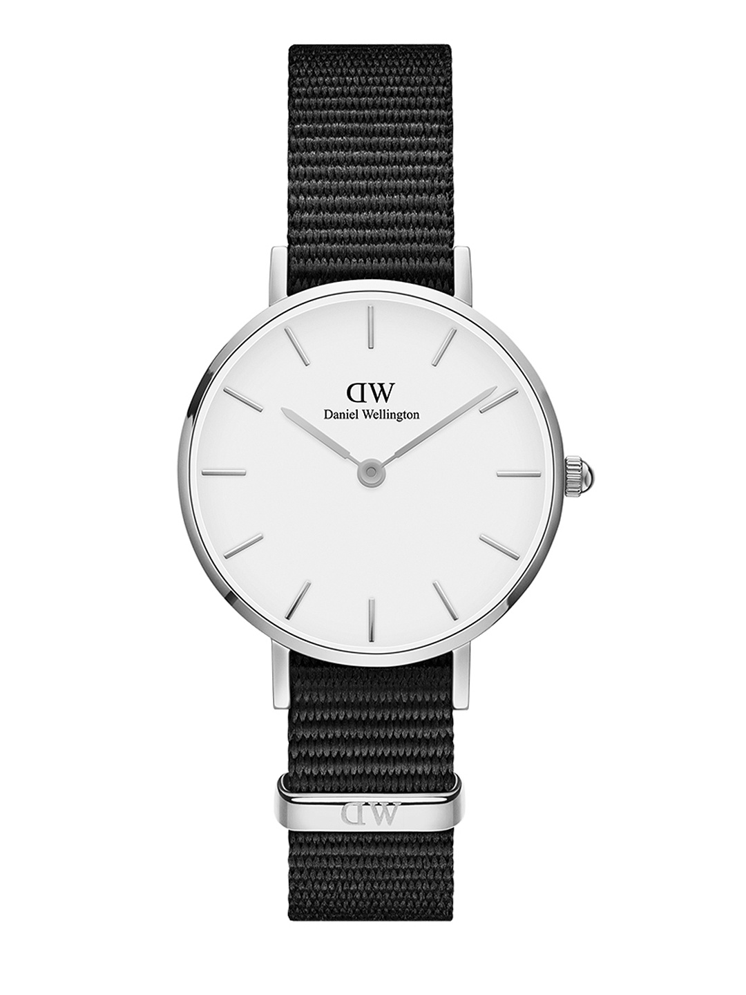 

Daniel Wellington Women Petite Cornwall Silver Watch, White