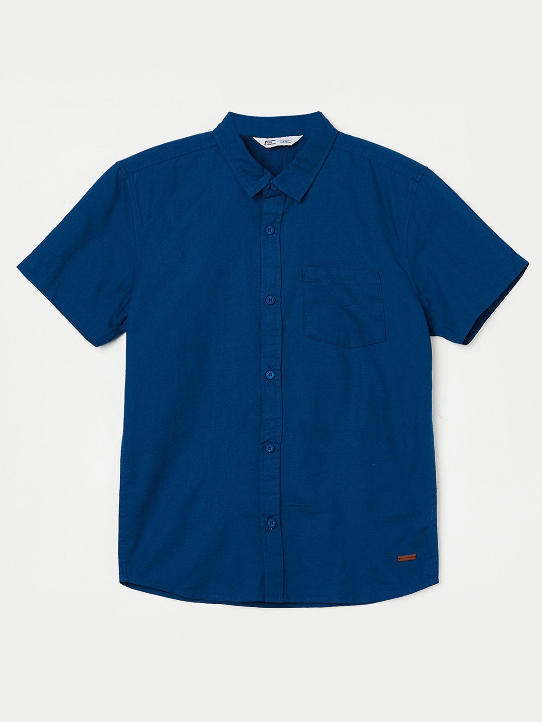 

Fame Forever by Lifestyle Boys Pure Cotton Casual Shirt, Navy blue