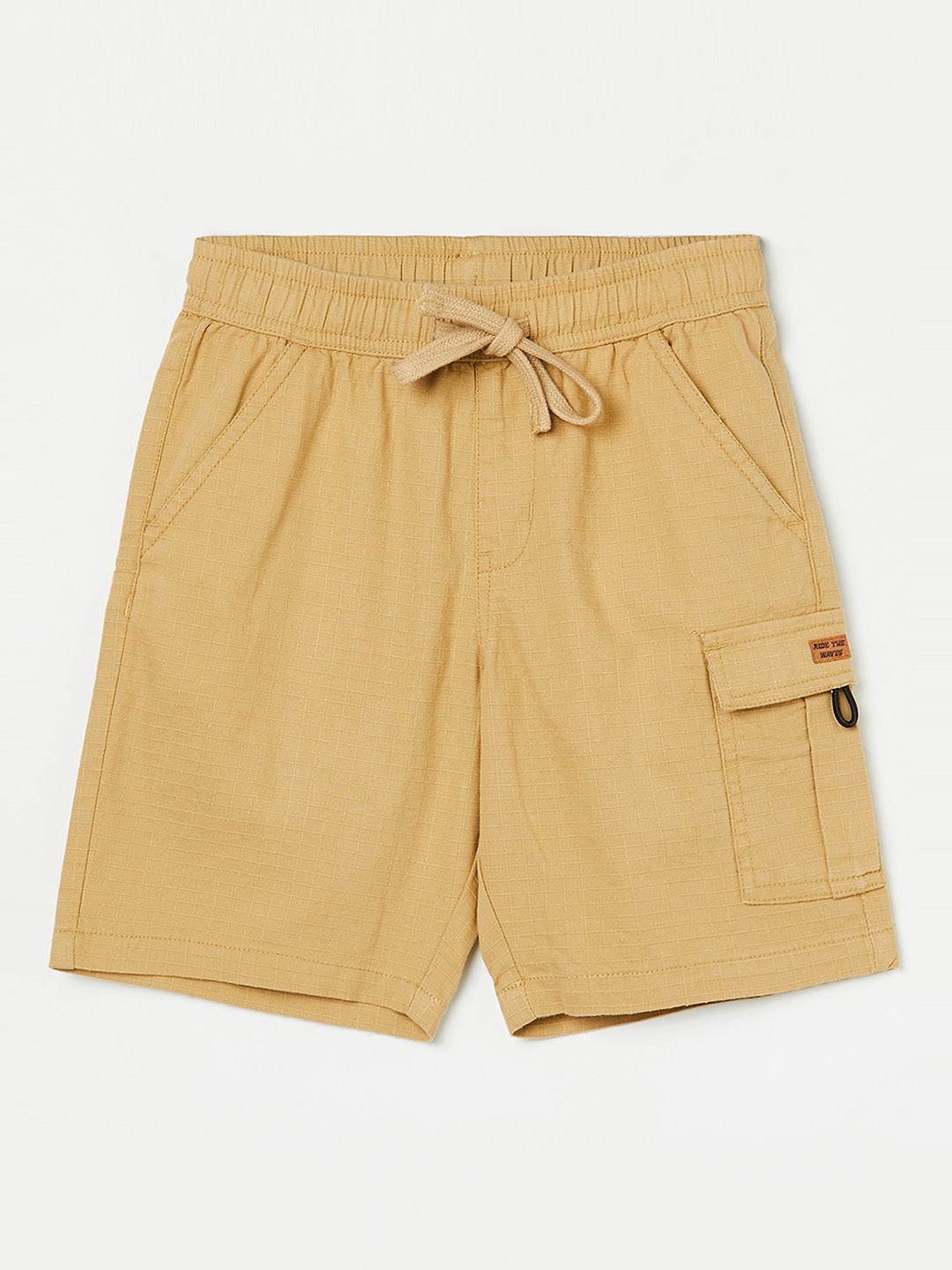 

Fame Forever by Lifestyle Boys Mid-Rise Slim Fit Shorts, Khaki
