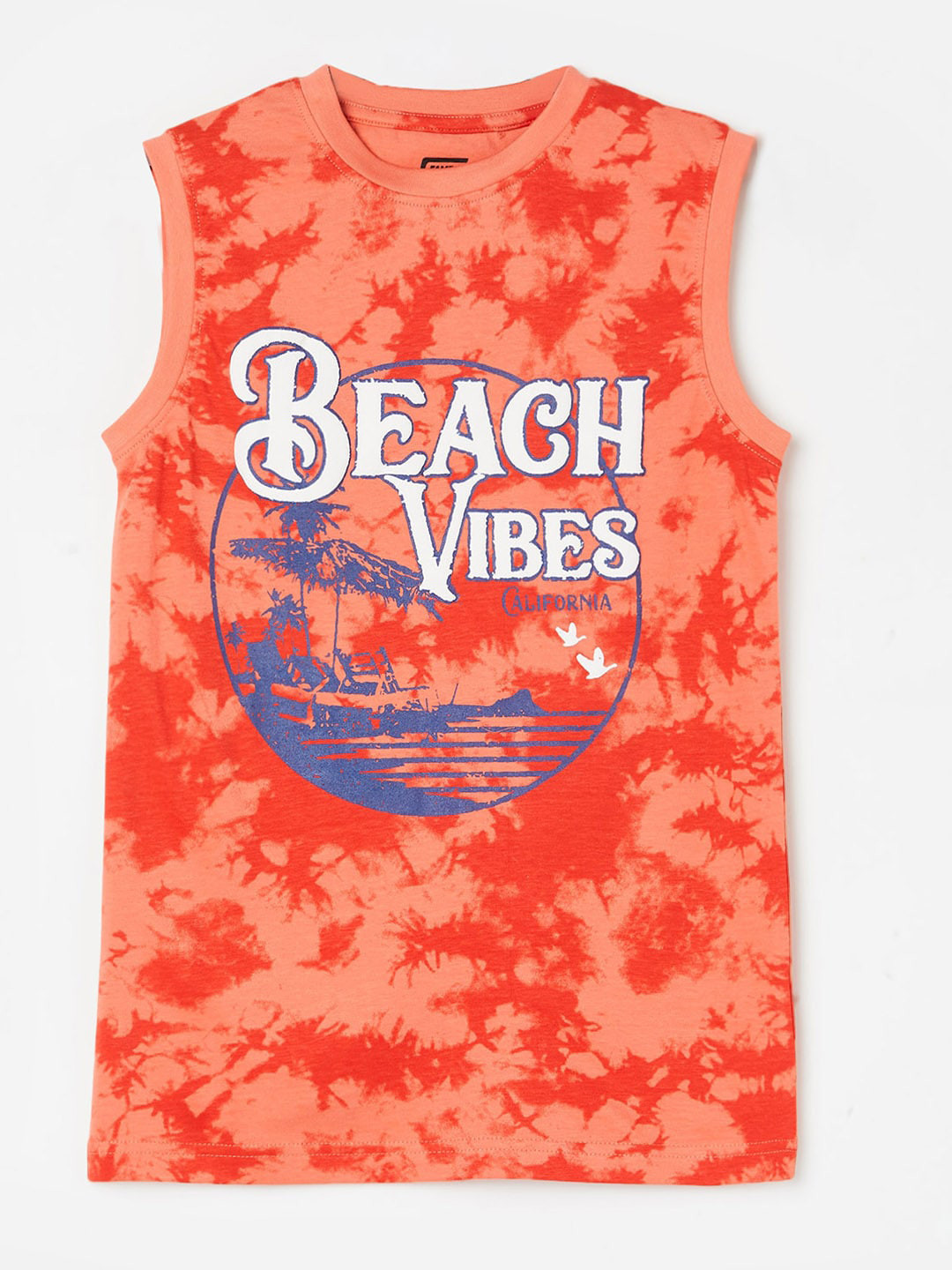 

Fame Forever by Lifestyle Boys Typography Printed Slim Fit Pure Cotton T-Shirt, Coral