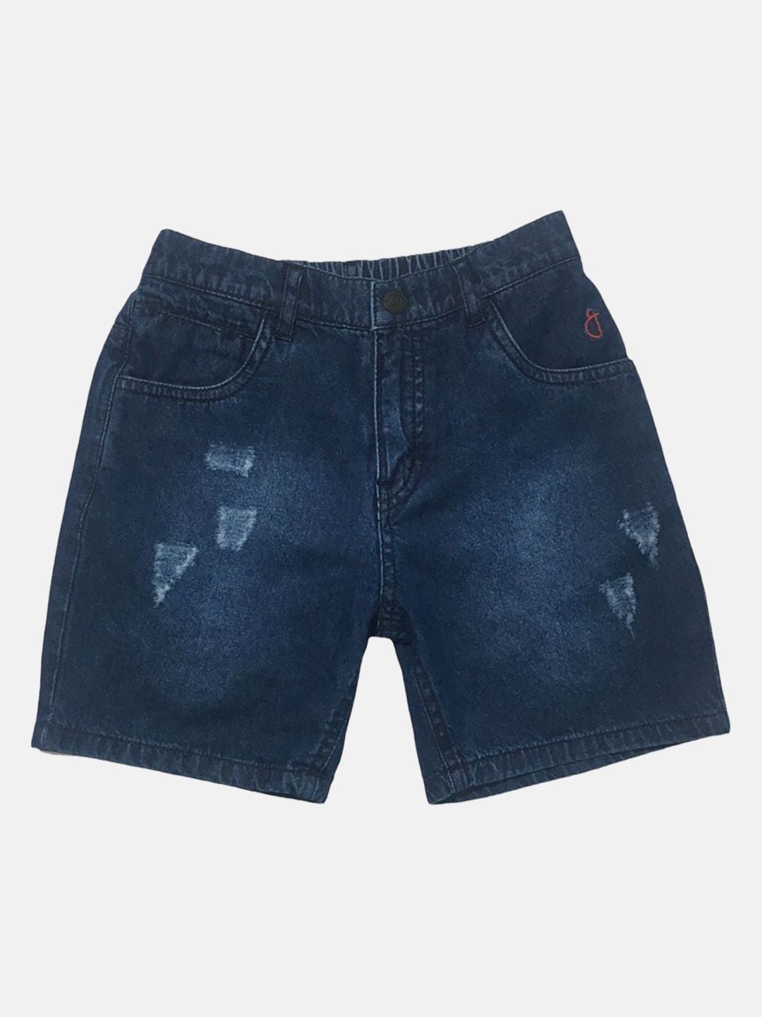 

Gini and Jony Boys Washed Denim Shorts, Navy blue
