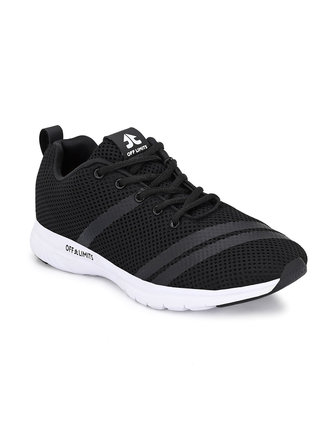 

OFF LIMITS Men Mesh Running Non-Marking Shoes, Black