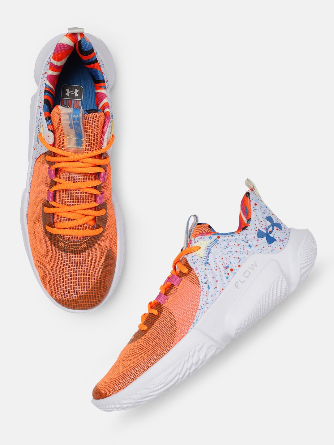 

UNDER ARMOUR Unisex FLOW FUTR X 2 LE Basketball Shoes, Orange