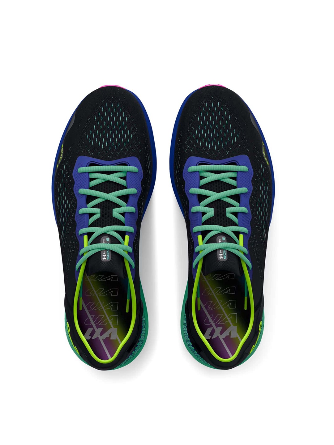 

UNDER ARMOUR Men Textured HOVR Sonic 6 Speed Overdrive Running Shoes, Black