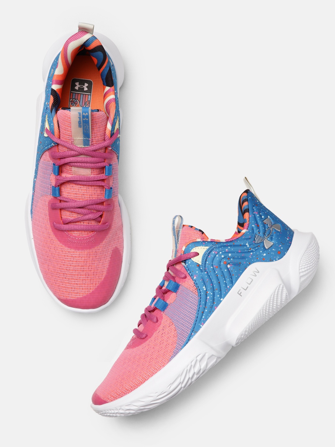 

UNDER ARMOUR Unisex FLOW FUTR X2 LE Basketball Shoes, Peach